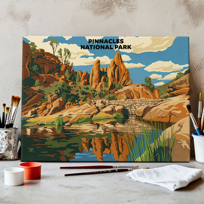Pinnacles National Park - Landscape | Paint by Numbers Kit