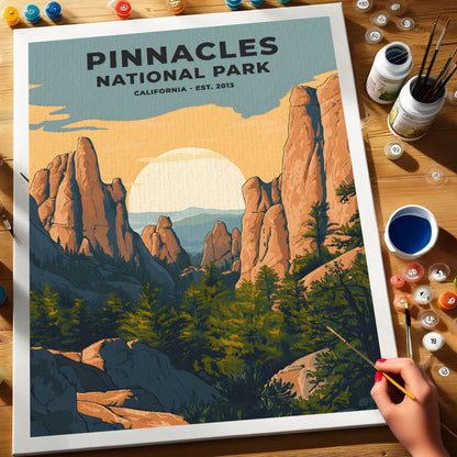 Pinnacles National Park Heritage Edition | Paint by Numbers Kit