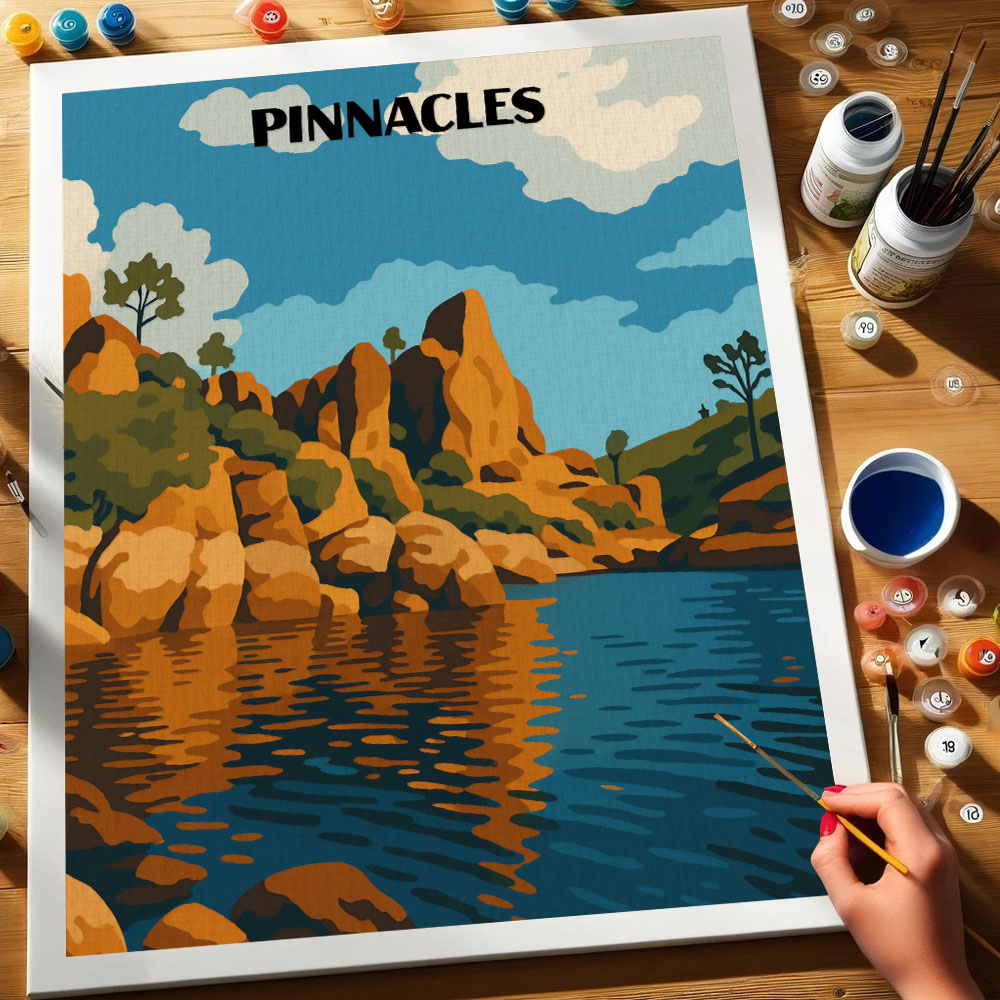Pinnacles National Park Beginner | Paint by Numbers Kit