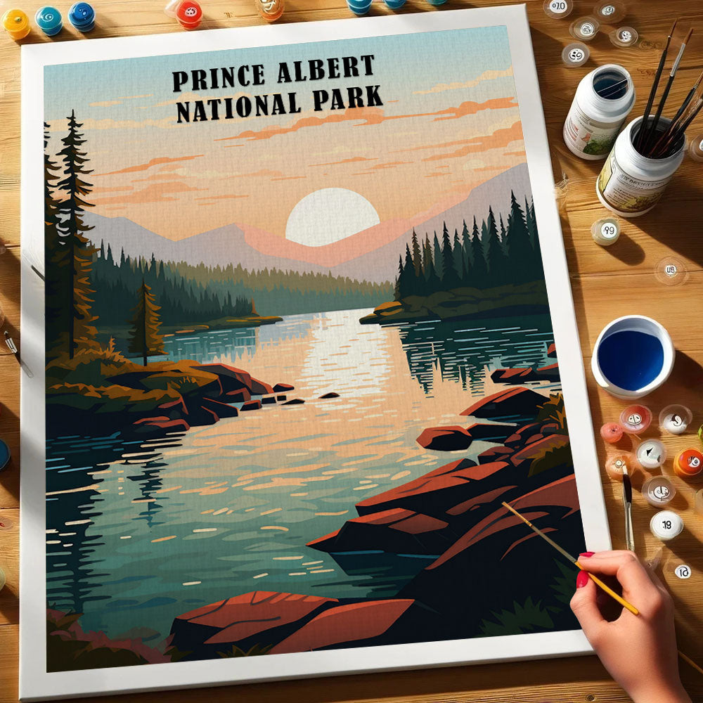 Prince Albert National Park | Paint by Numbers Kit