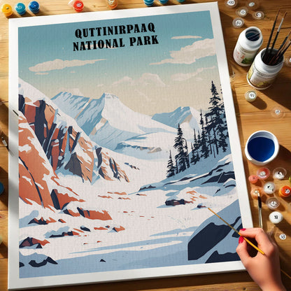 Quttinirpaaq National Park | Paint by Numbers Kit