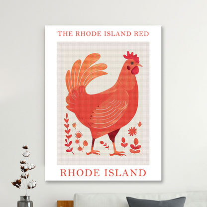 Rhode Island State Bird Diamond Painting