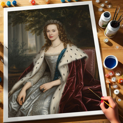 The Winter Queen|Custom Paint by Numbers Kit
