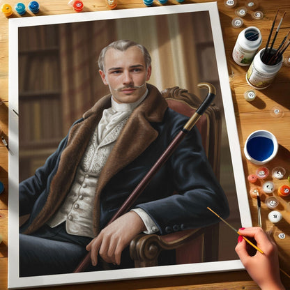 The Nobleman|Custom Paint by Numbers Kit