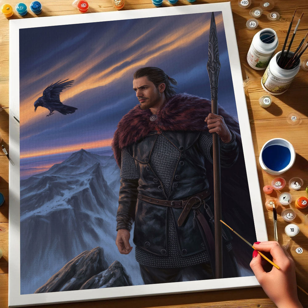 The Viking|Custom Paint by Numbers Kit
