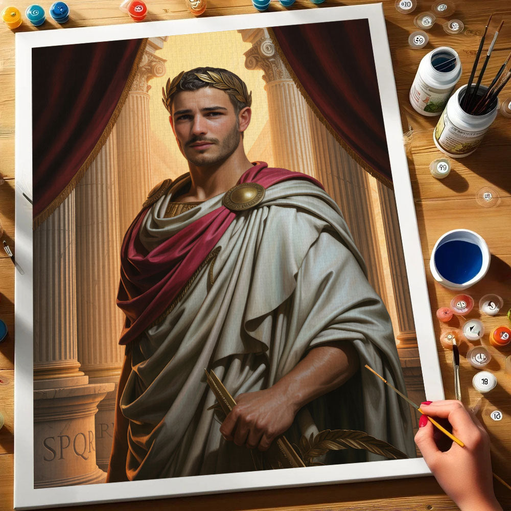 The Roman Imperator|Custom Paint by Numbers Kit
