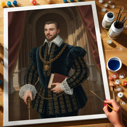 The Aristocrat|Custom Paint by Numbers Kit