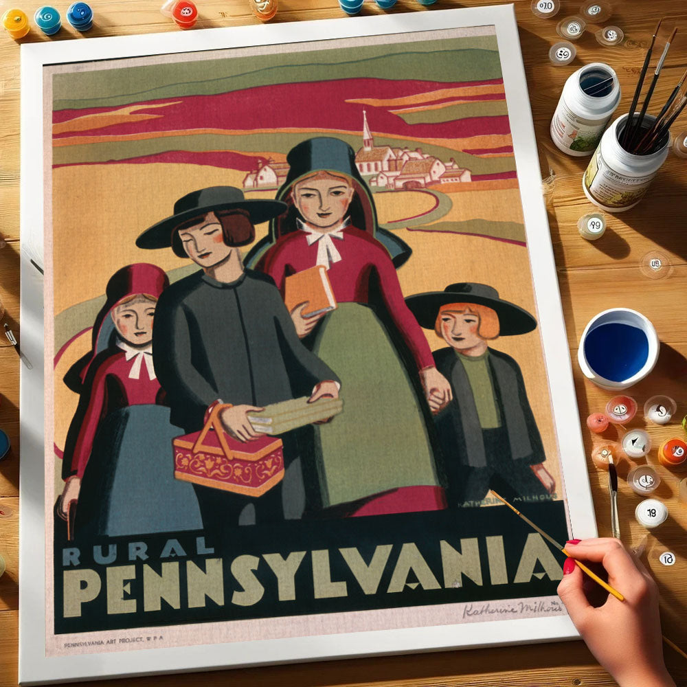 Rural Pennsylvania - US Poster