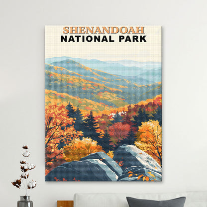Shenandoah National Park Diamond Painting (Vintage Edition)