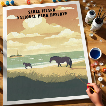 Sable Island National Park Reserve | Paint by Numbers Kit