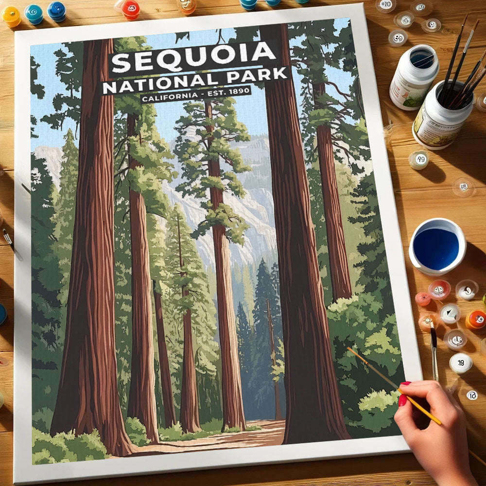 Sequoia National Park Heritage Edition | Paint by Numbers Kit