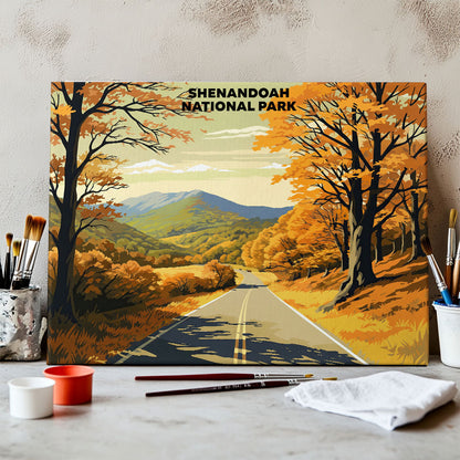 Shenandoah National Park - Landscape | Paint by Numbers Kit