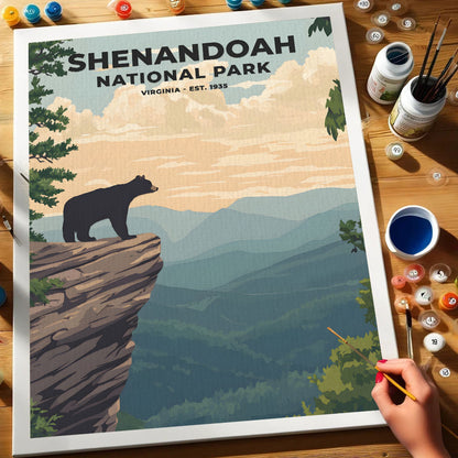 Shenandoah National Park Heritage Edition | Paint by Numbers Kit