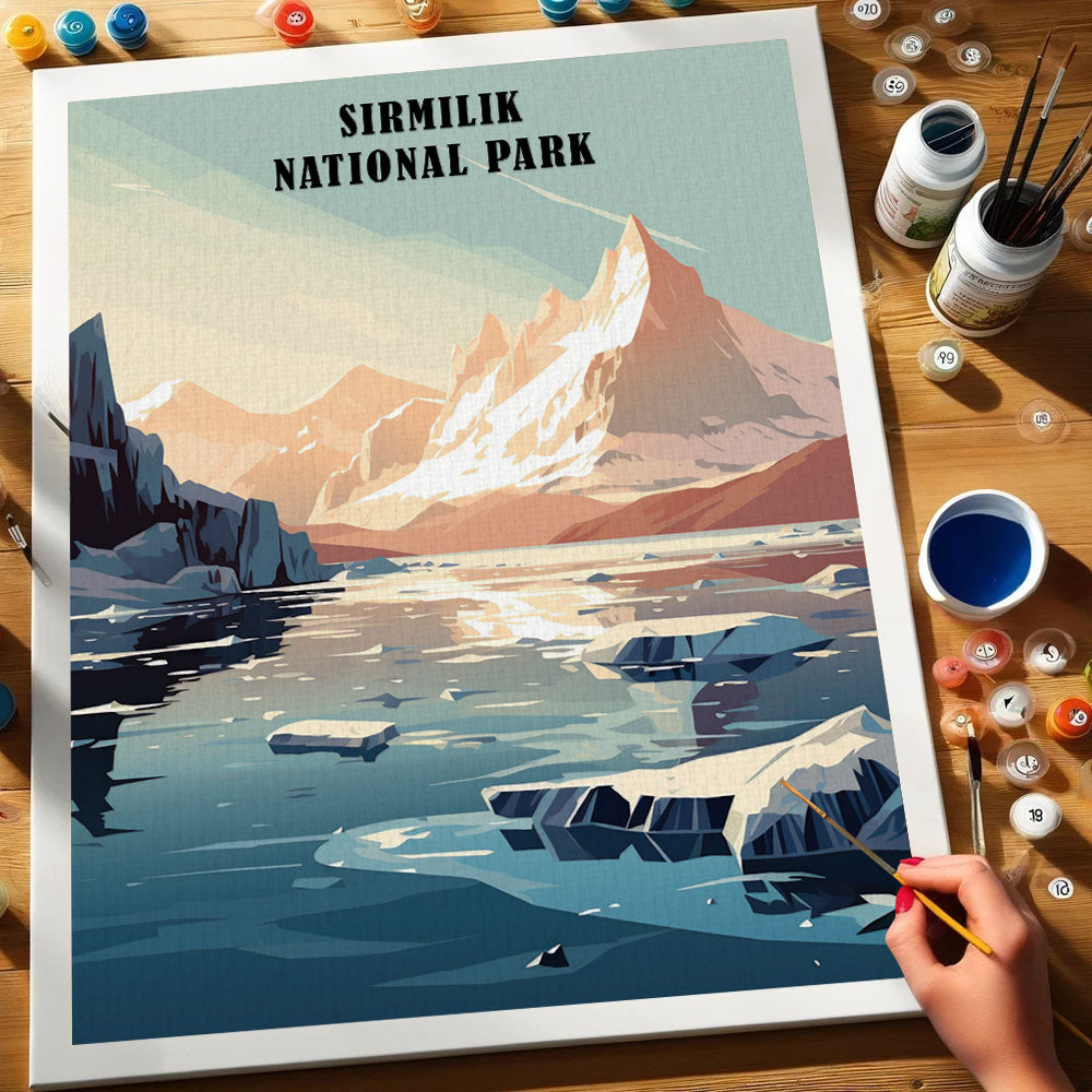 Sirmilik National Park | Paint by Numbers Kit