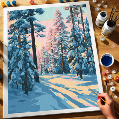 Snowy Path | Paint by Numbers Kit