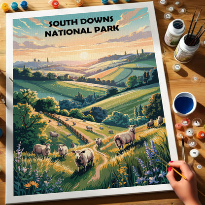South Downs UK National Park | Paint by Numbers Kit