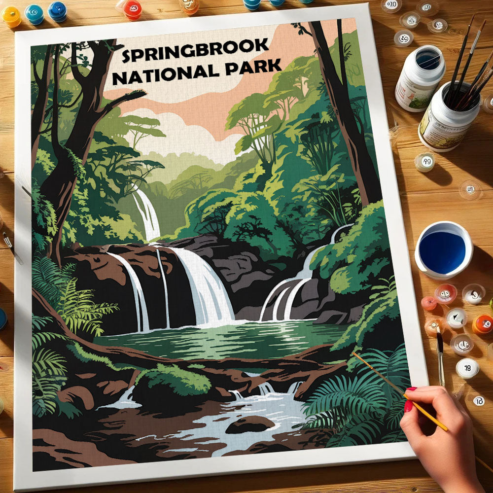 Springbrook AU National Park | Paint by Numbers Kit