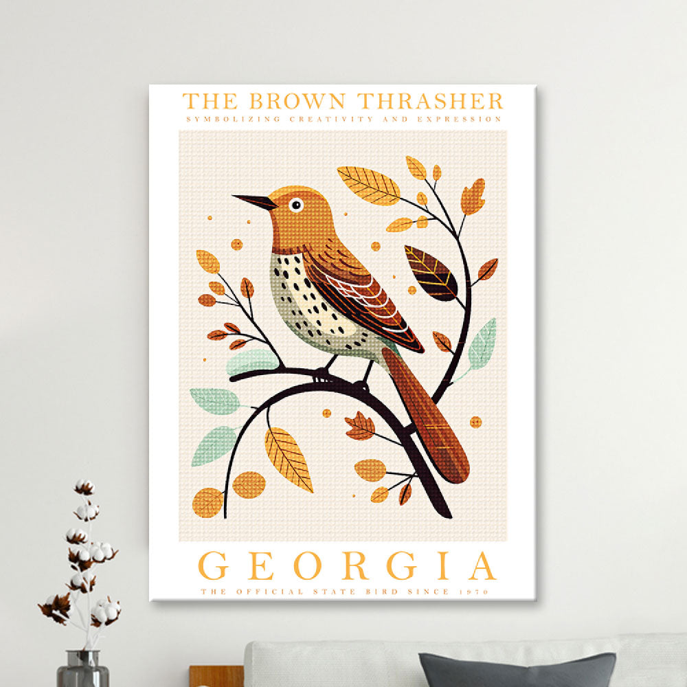 Georgia State Bird Diamond Painting