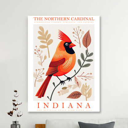 Indiana State Bird Diamond Painting