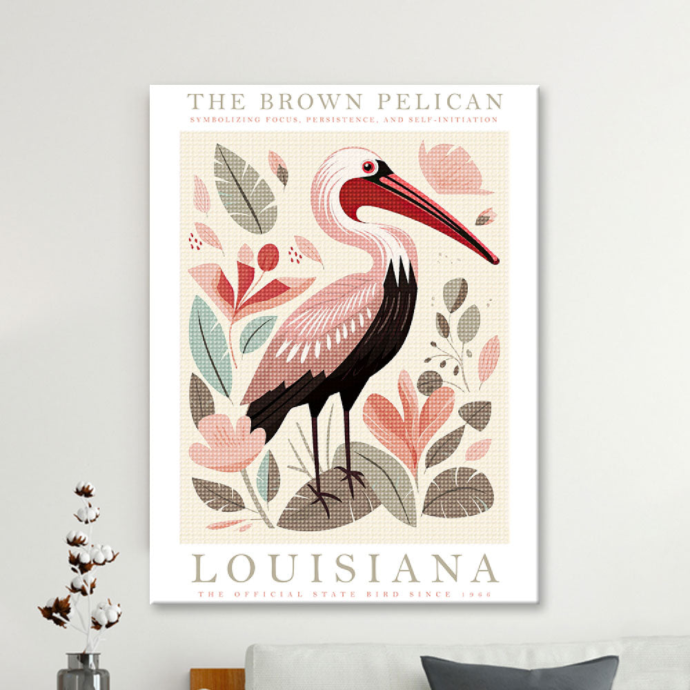 Louisiana State Bird Diamond Painting