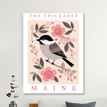 Maine State Bird Diamond Painting