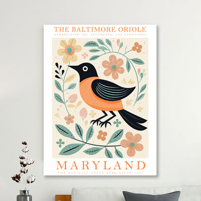 Maryland State Bird Diamond Painting