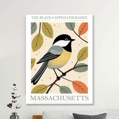 Massachusetts State Bird Diamond Painting