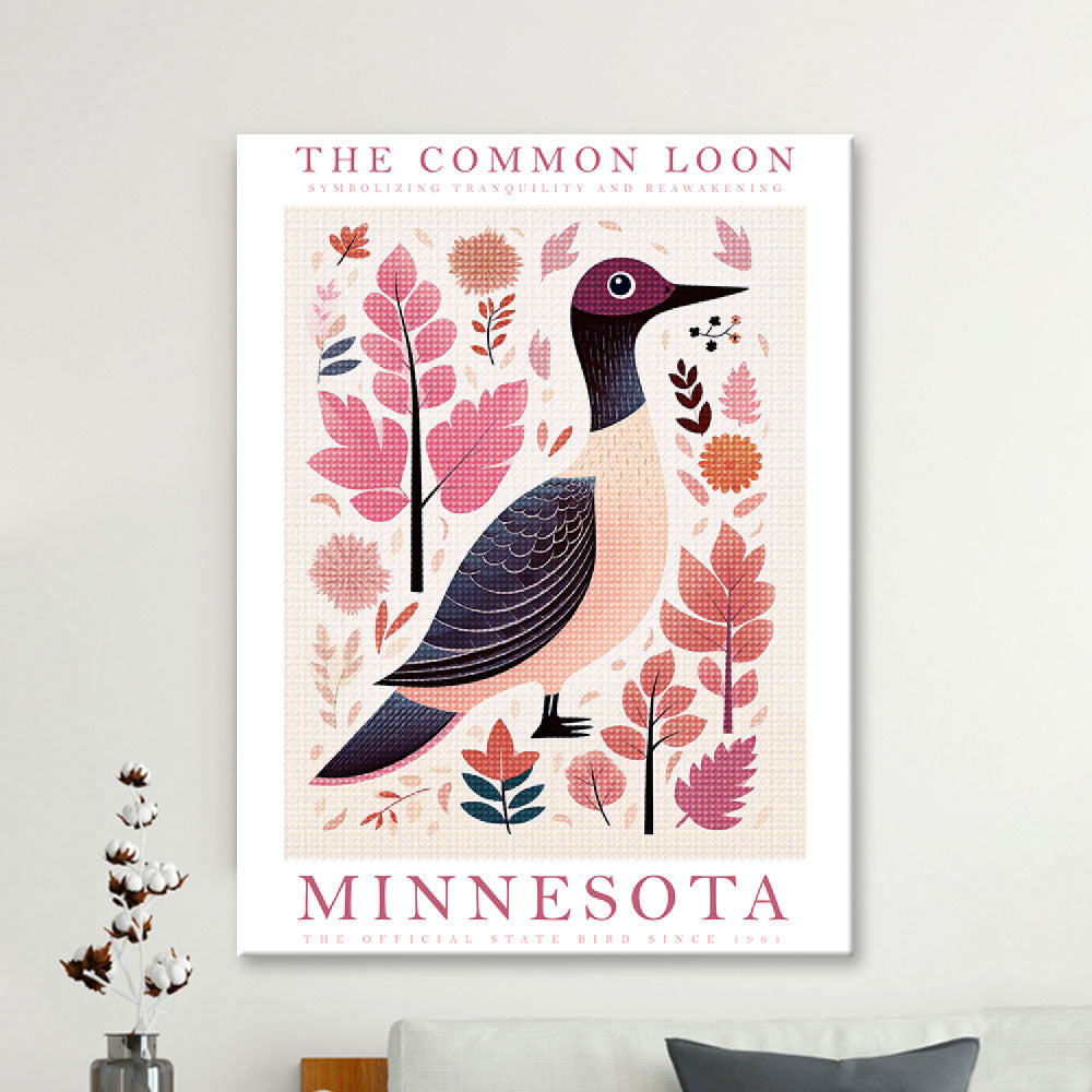 Minnesota State Bird Diamond Painting