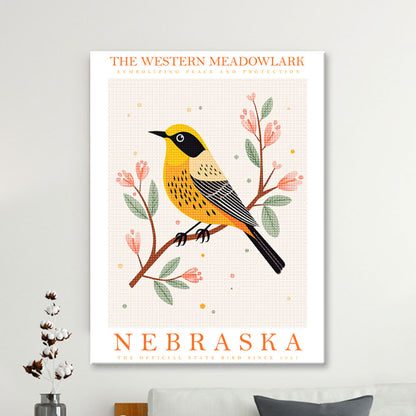 Nebraska State Bird Diamond Painting