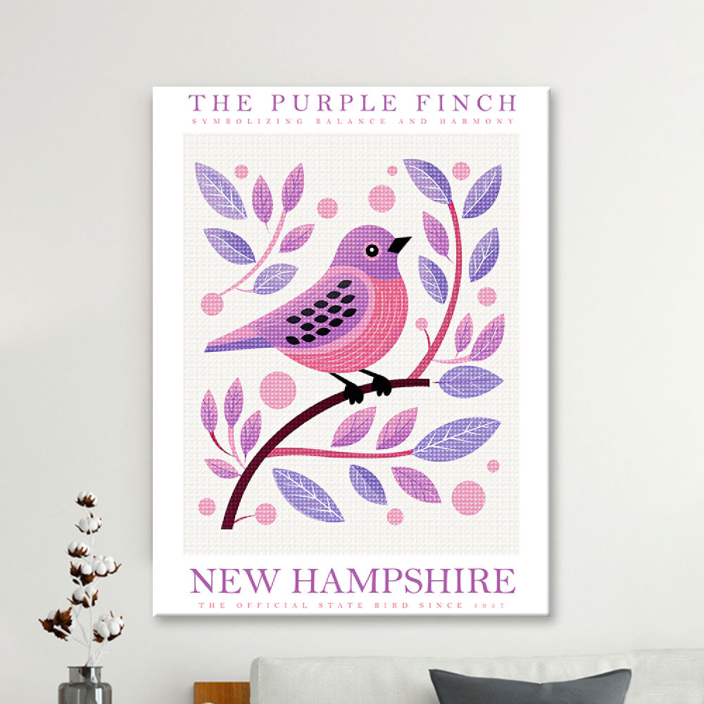 New Hampshire State Bird Diamond Painting