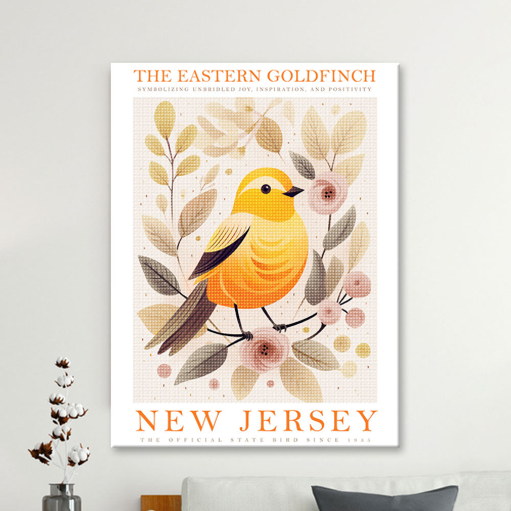 New Jersey State Bird Diamond Painting