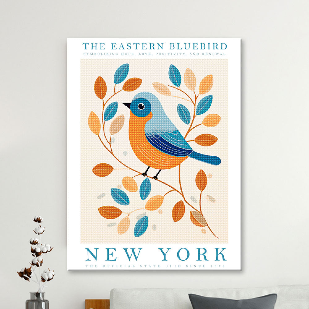 New York State Bird Diamond Painting