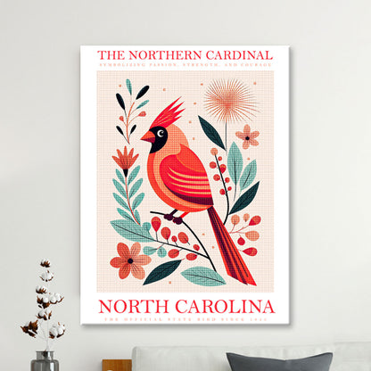 North Carolina State Bird Diamond Painting