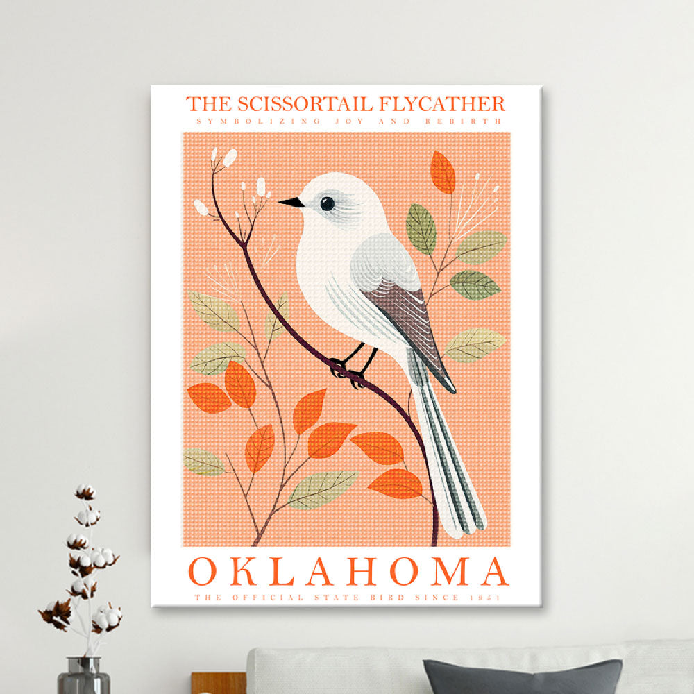 Oklahoma State Bird Diamond Painting