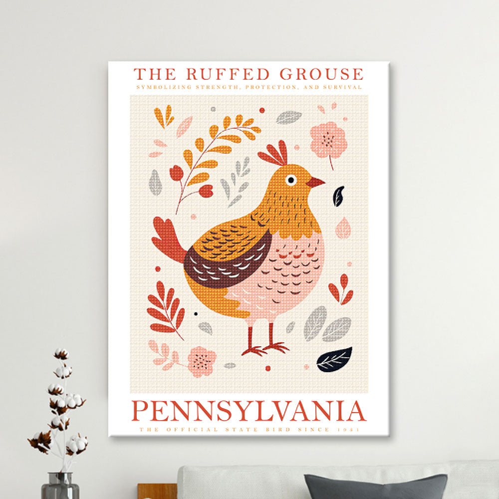 Pennsylvania State Bird Diamond Painting