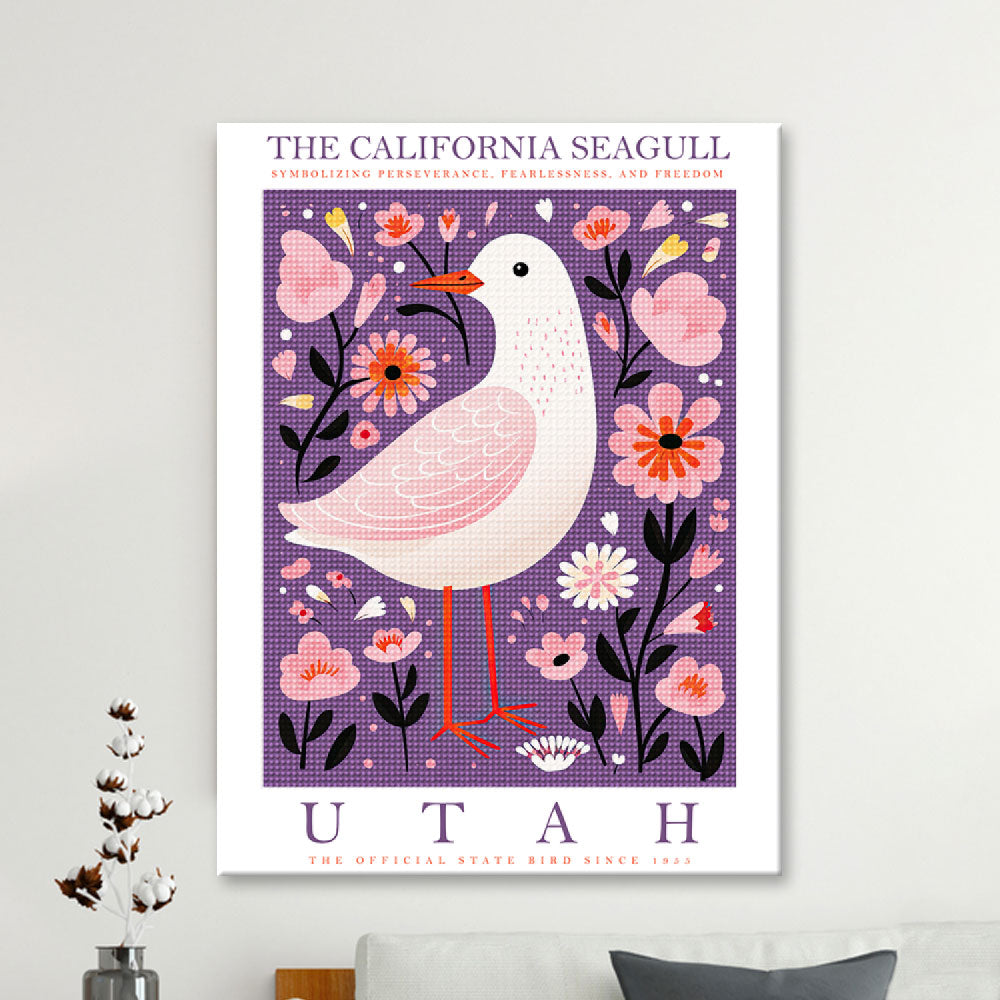 Utah State Bird Diamond Painting