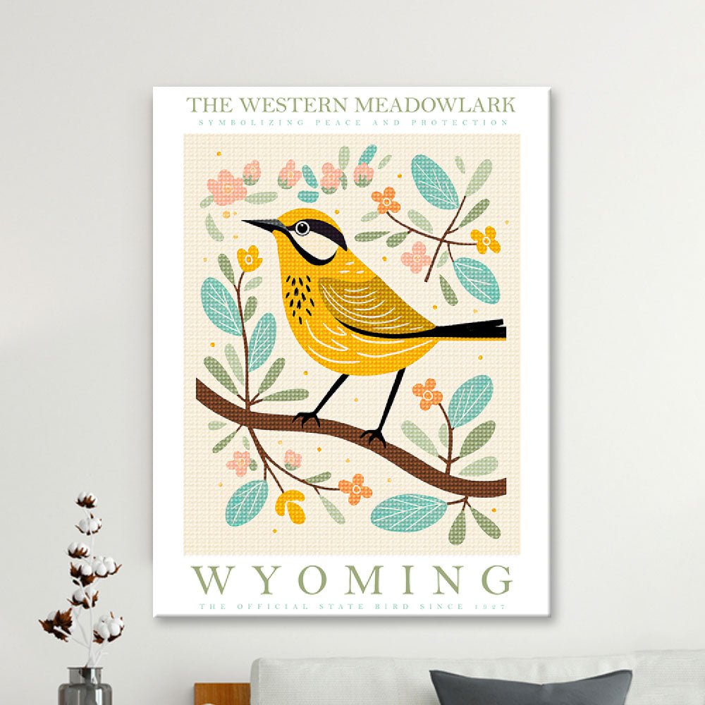 Wyoming State Bird Diamond Painting