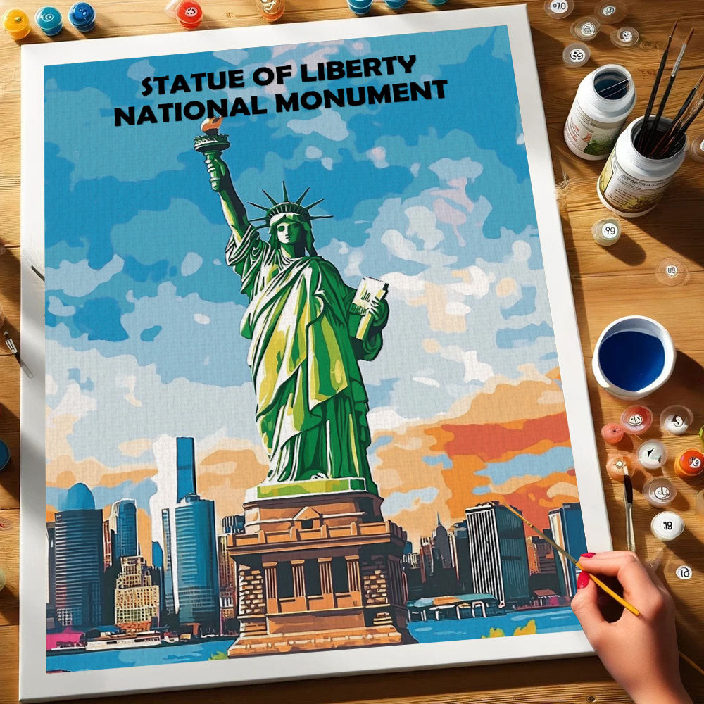 Statue of Liberty National Monument | Paint by Numbers Kit