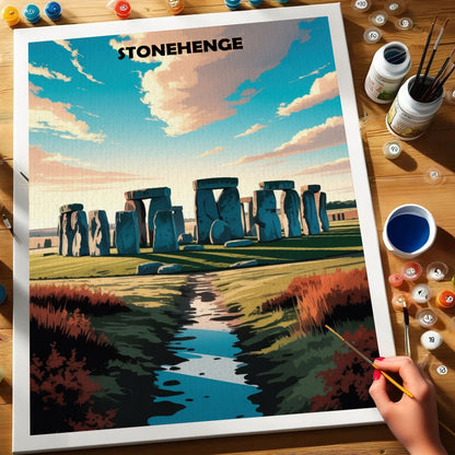 Stonehenge, United Kingdom - World Heritage | Paint by Numbers Kit