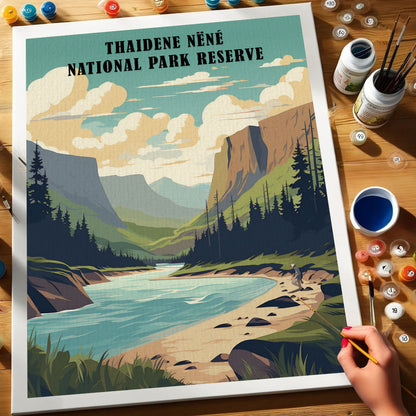 Thaidene Nëné National Park Reserve | Paint by Numbers Kit