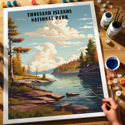 Thousand Islands National Park | Paint by Numbers Kit