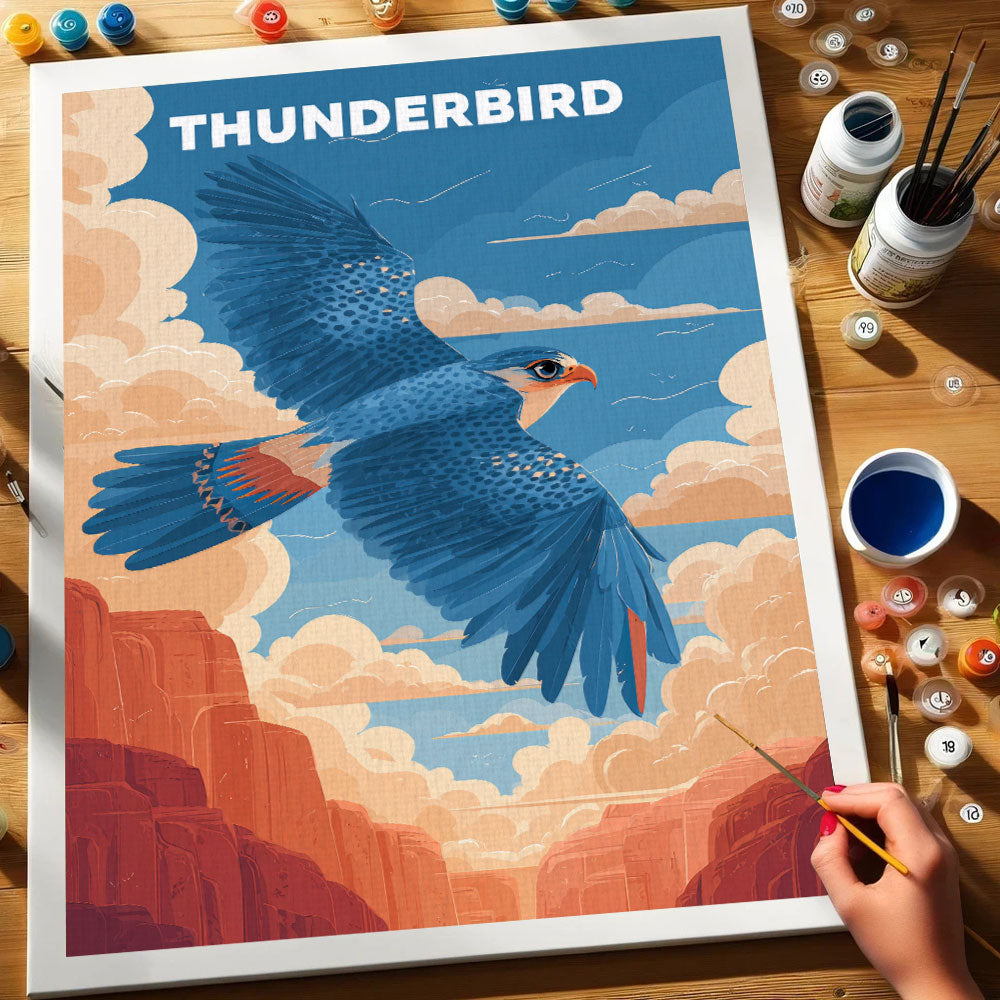Thunderbird - American Legends | Paint by Numbers Kit