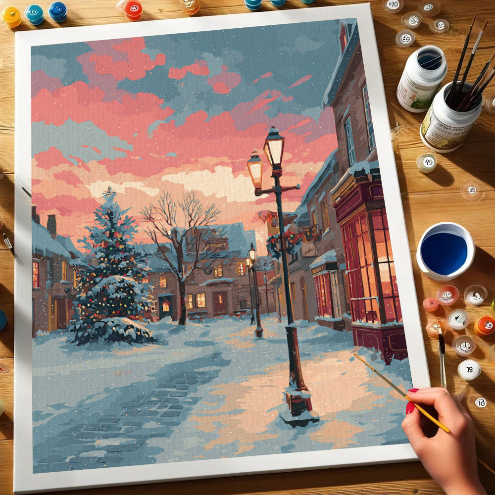 Town Glow | Paint by Numbers Kit