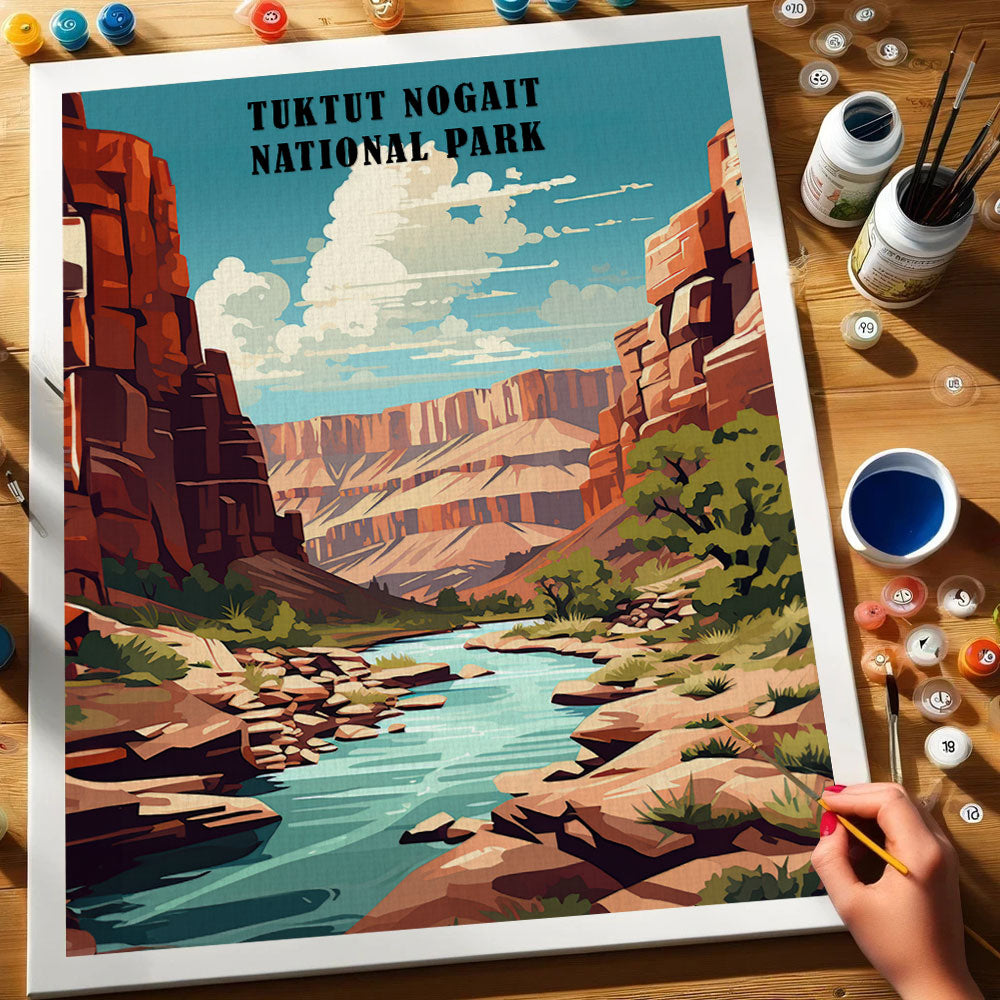 Tuktut Nogait National Park | Paint by Numbers Kit