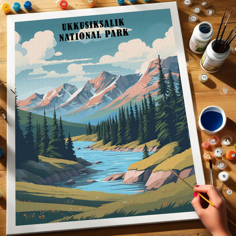 Ukkusiksalik National Park | Paint by Numbers Kit