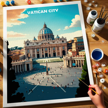Vatican City - World Heritage | Paint by Numbers Kit