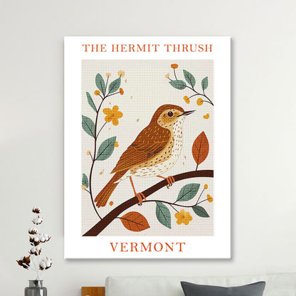 Vermont State Bird Diamond Painting