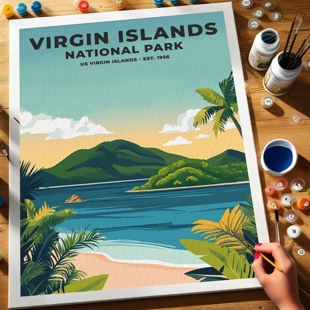 Virgin Islands National Park Heritage Edition | Paint by Numbers Kit