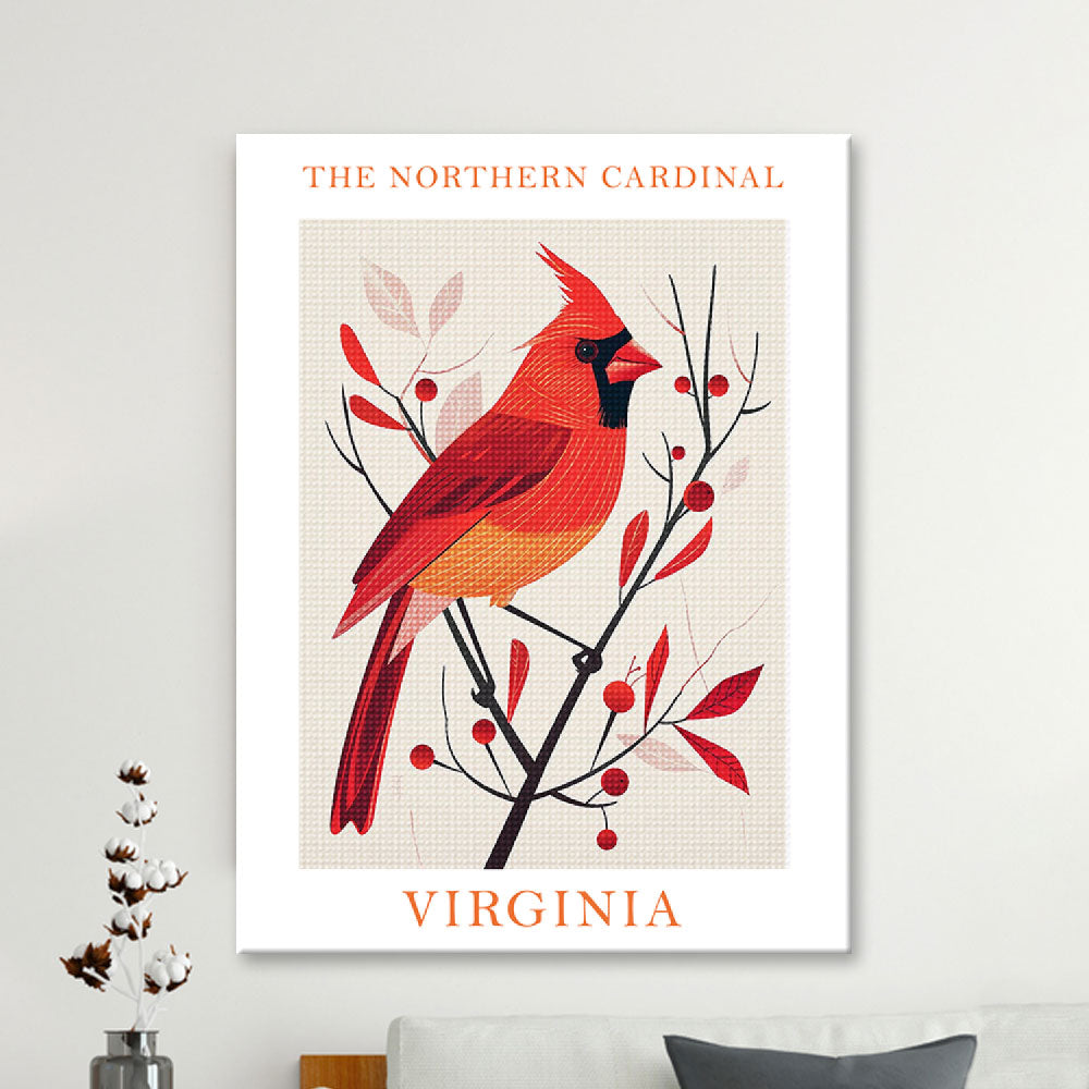 Virginia State Bird Diamond Painting