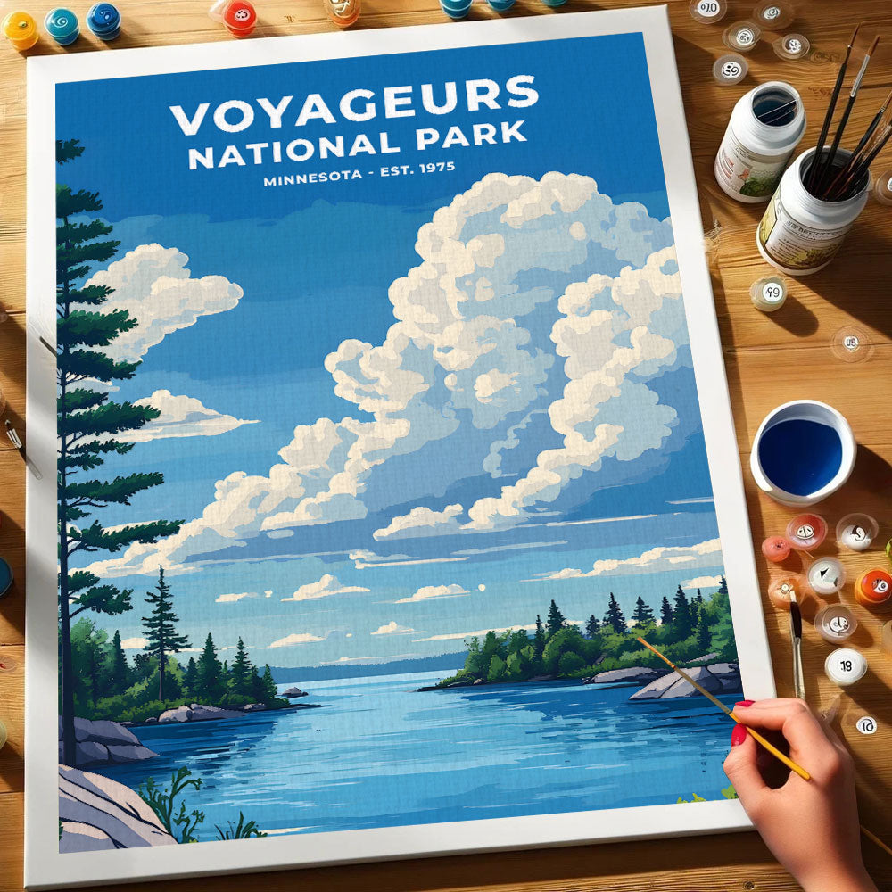 Voyageurs National Park Heritage Edition | Paint by Numbers Kit